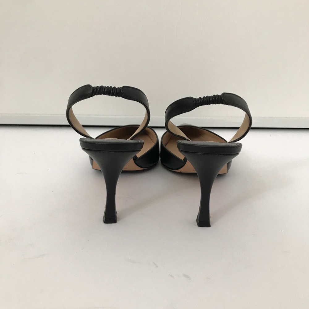 ✨SOLD✨ Manolo Blahnik Carolyne Slingback Leather Pumps - Picture 5 of 10